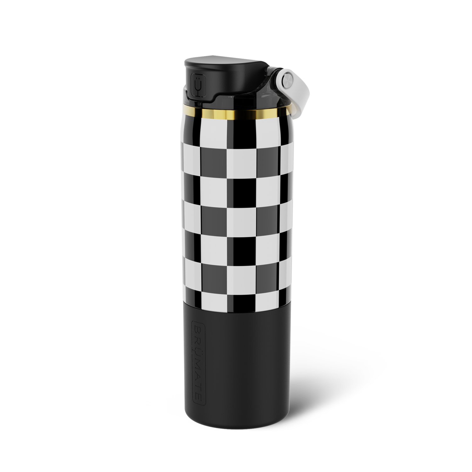 Rise 25oz | Black & White Checker