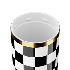 Strova 18oz | Black & White Checker