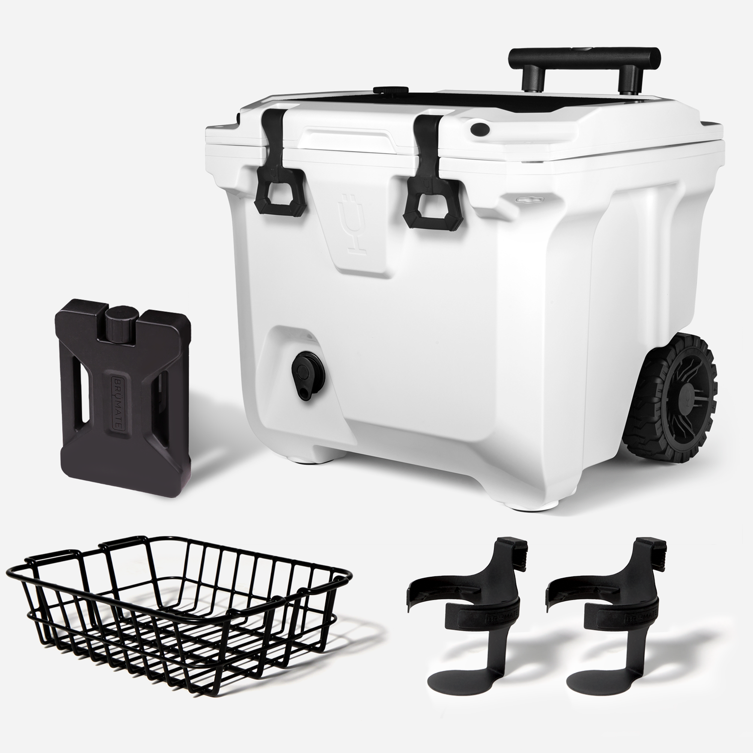 Br Tank 35-Quart Ultimate Day Trip Cooler Bundle | Ice White