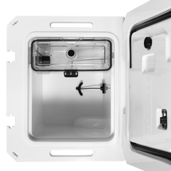 Br Tank 35-Quart Rolling Cooler | Ice White