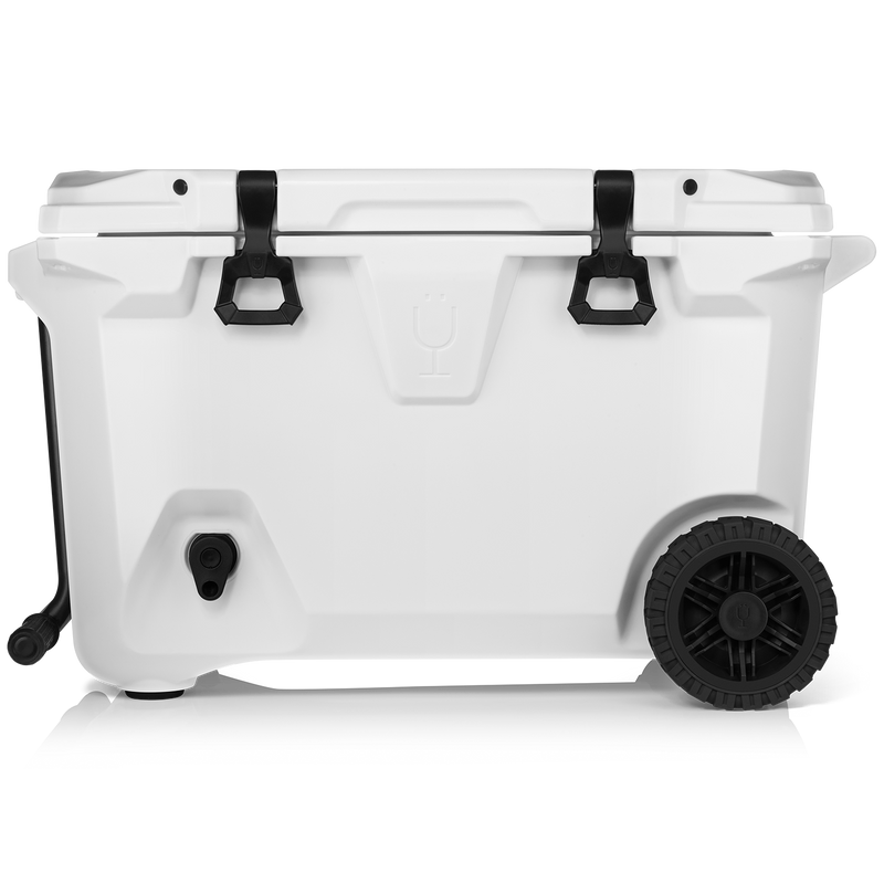 Br Tank 55-Quart Rolling Cooler | Ice White