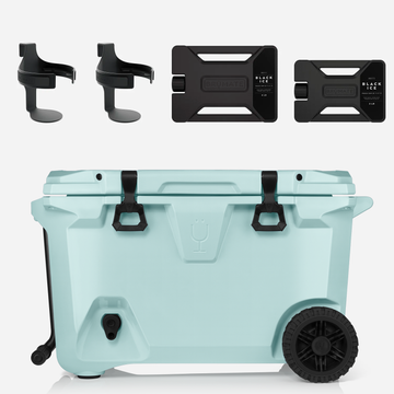 Br Tank 55-Quart Double Drink Holder Cooler Bundle